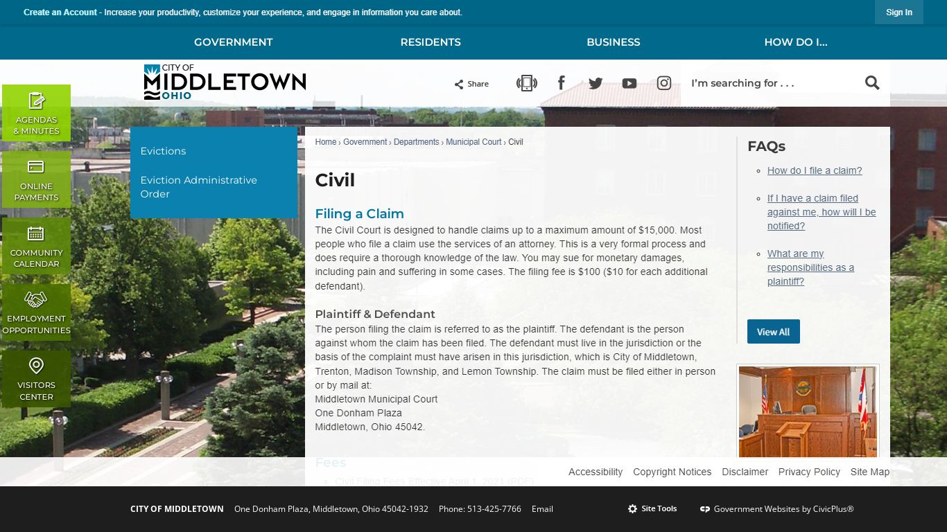 Civil | Middletown, OH